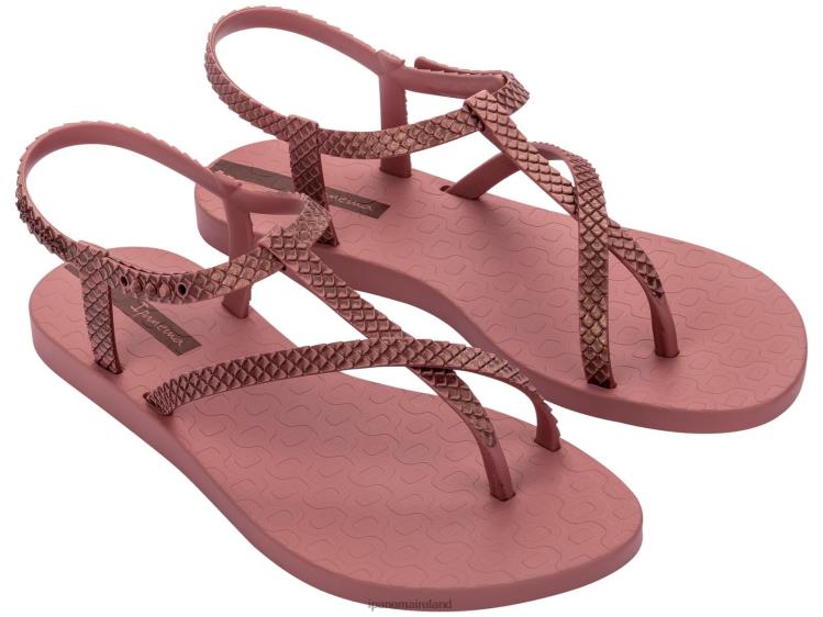 Footwear VR06T49 Women Rose Snake Ipanema Wish Sandal Depth