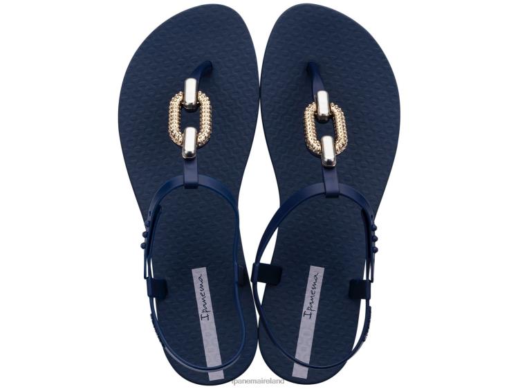 Footwear VR06T54 Women Navy Gold Ipanema Sparkle Sandal