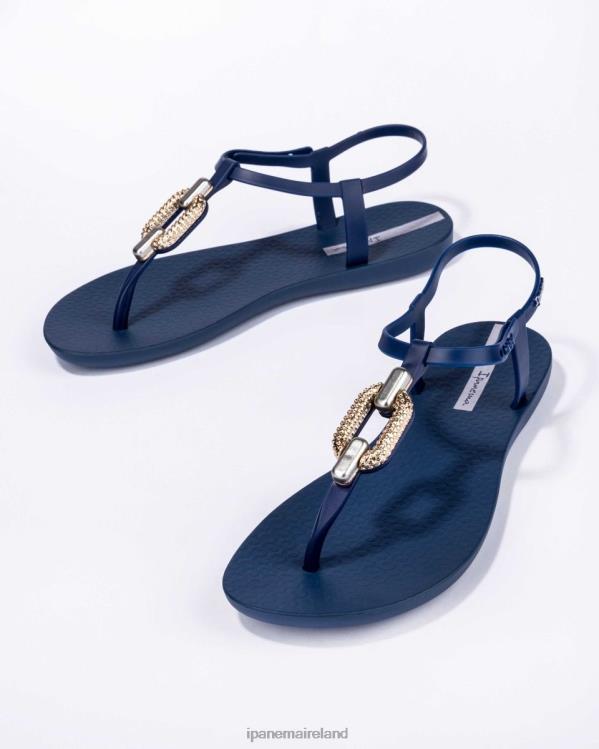 Footwear VR06T54 Women Navy Gold Ipanema Sparkle Sandal