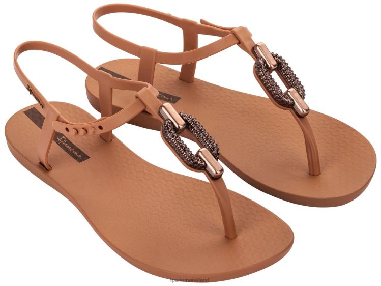 Footwear VR06T55 Women Tan Bronze Ipanema Sparkle Sandal