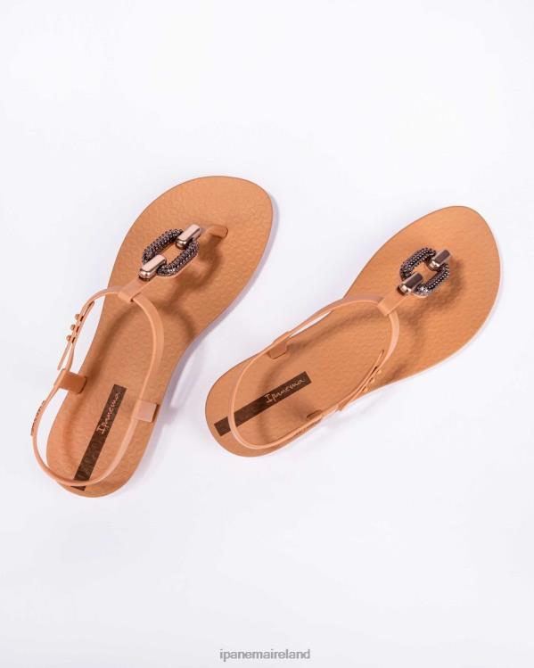 Footwear VR06T55 Women Tan Bronze Ipanema Sparkle Sandal