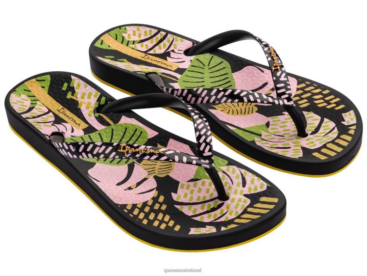 Footwear VR06T65 Women Black Ipanema Anatomic Nature Art
