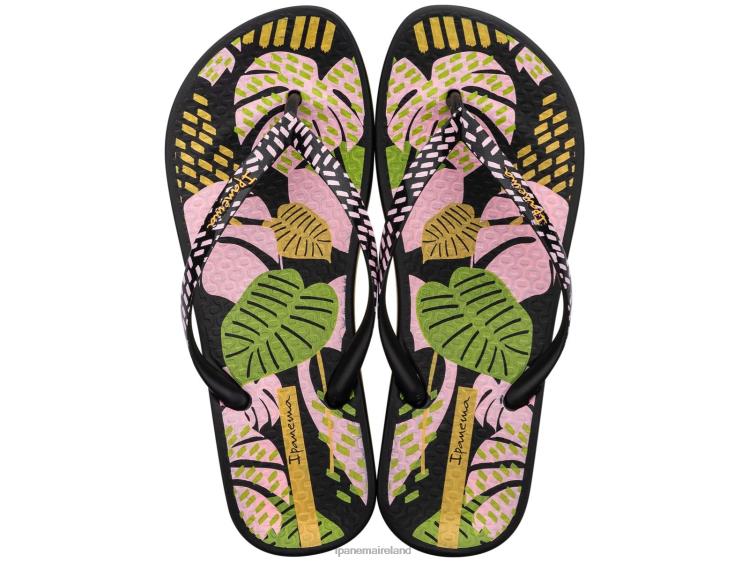 Footwear VR06T65 Women Black Ipanema Anatomic Nature Art