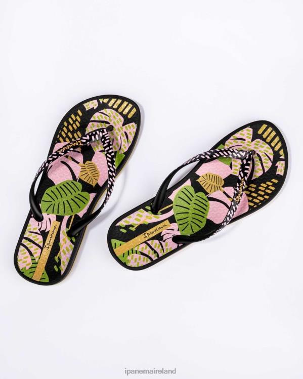 Footwear VR06T65 Women Black Ipanema Anatomic Nature Art