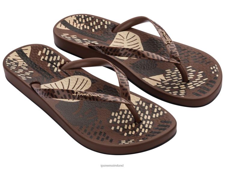 Footwear VR06T66 Women Brown Ipanema Anatomic Nature Art