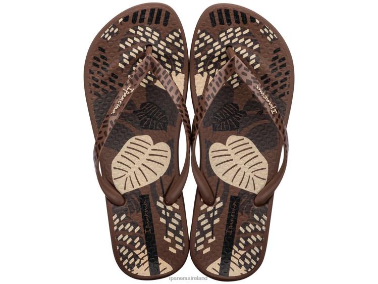 Footwear VR06T66 Women Brown Ipanema Anatomic Nature Art