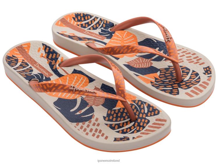 Footwear VR06T68 Women Orange Ipanema Anatomic Nature Art