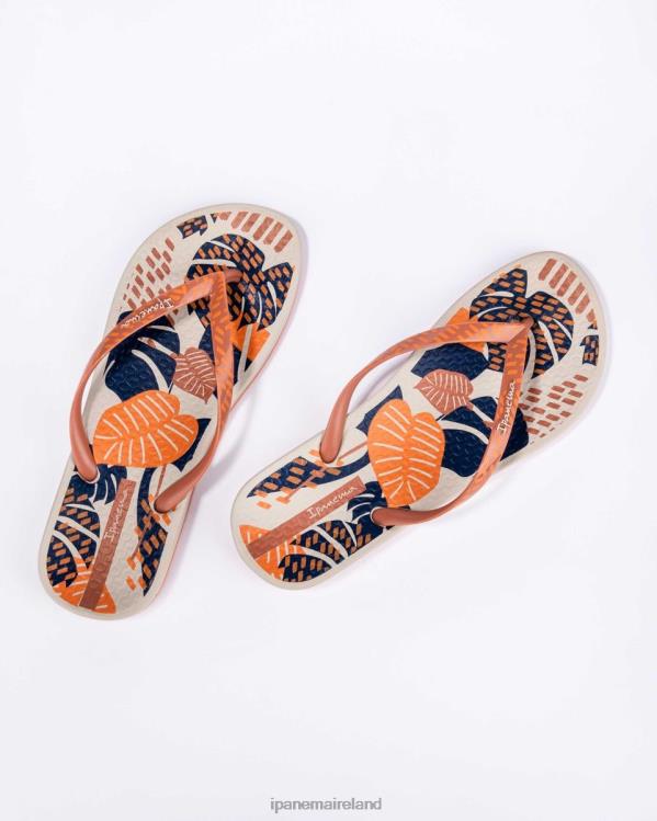 Footwear VR06T68 Women Orange Ipanema Anatomic Nature Art