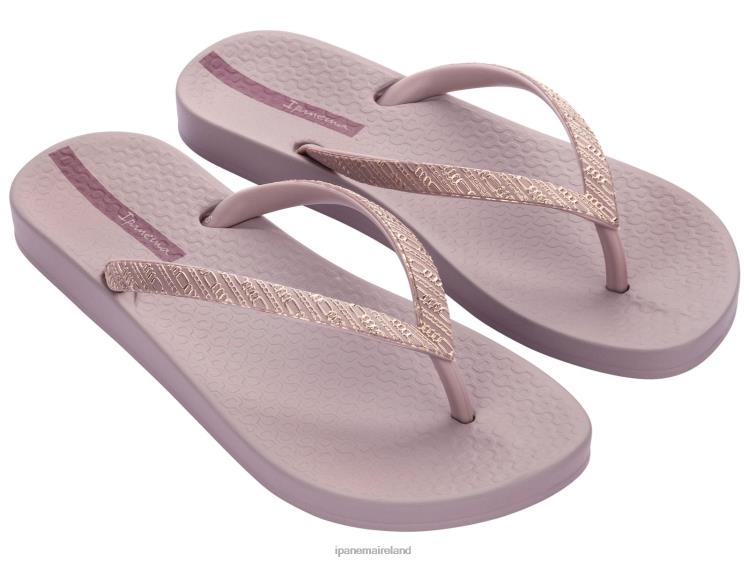 Footwear VR06T70 Women Dusky Pink Ipanema Anatomic Mesh Links