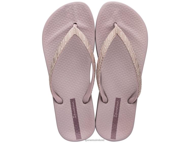 Footwear VR06T70 Women Dusky Pink Ipanema Anatomic Mesh Links