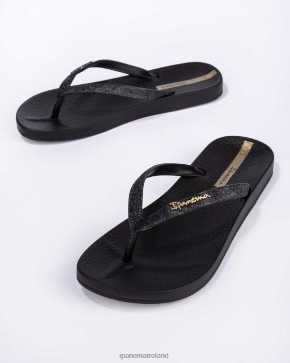 Footwear VR06T73 Women Black Ipanema Anatomic Lolita Glitter