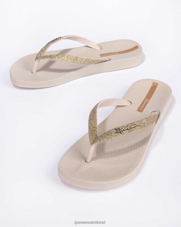 Footwear VR06T75 Women Ivory Ipanema Anatomic Lolita Glitter