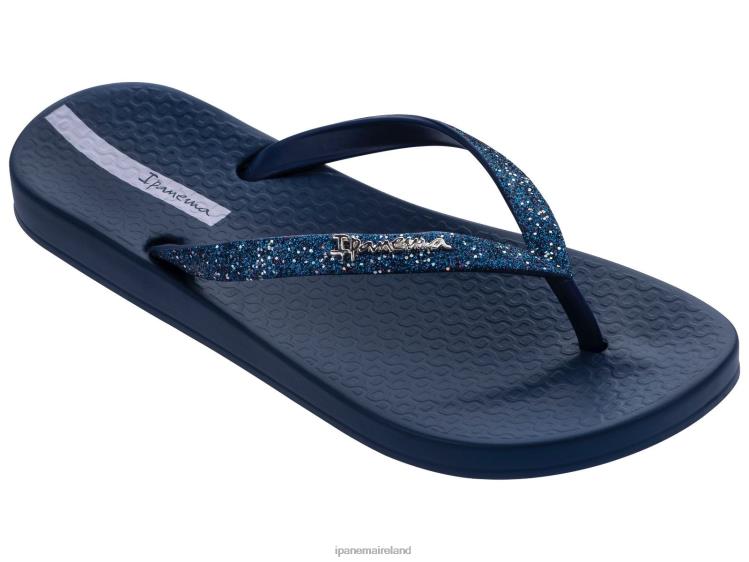Footwear VR06T76 Women Navy Ipanema Anatomic Lolita Glitter