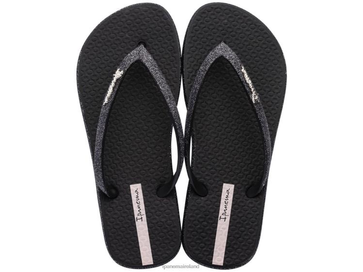 Footwear VR06T78 Women Black Ipanema Maxi Glow Glitter
