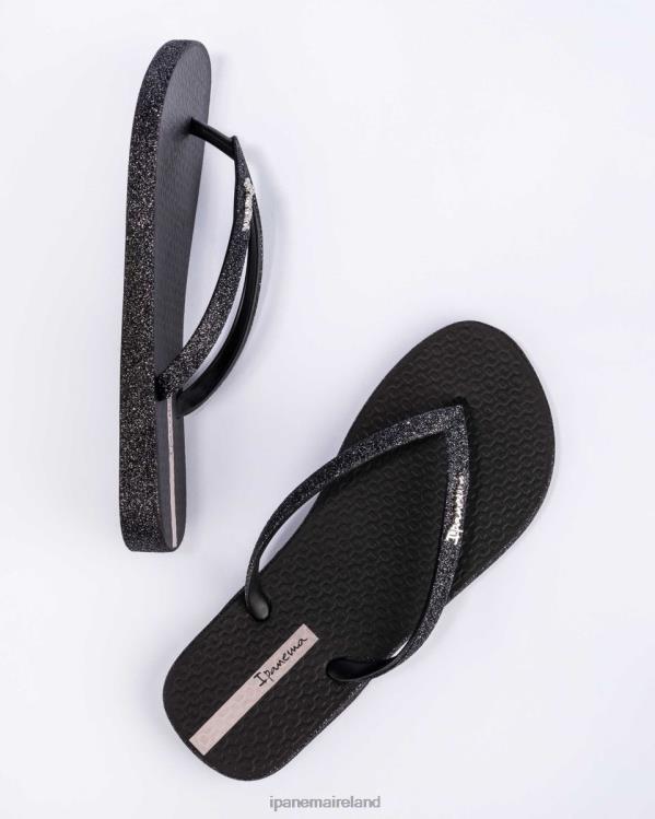 Footwear VR06T78 Women Black Ipanema Maxi Glow Glitter