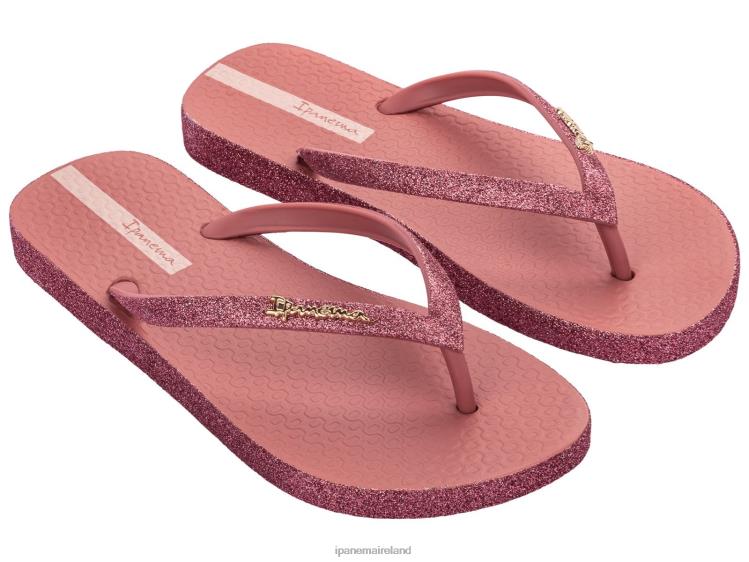 Footwear VR06T79 Women Deep Pink Ipanema Maxi Glow Glitter