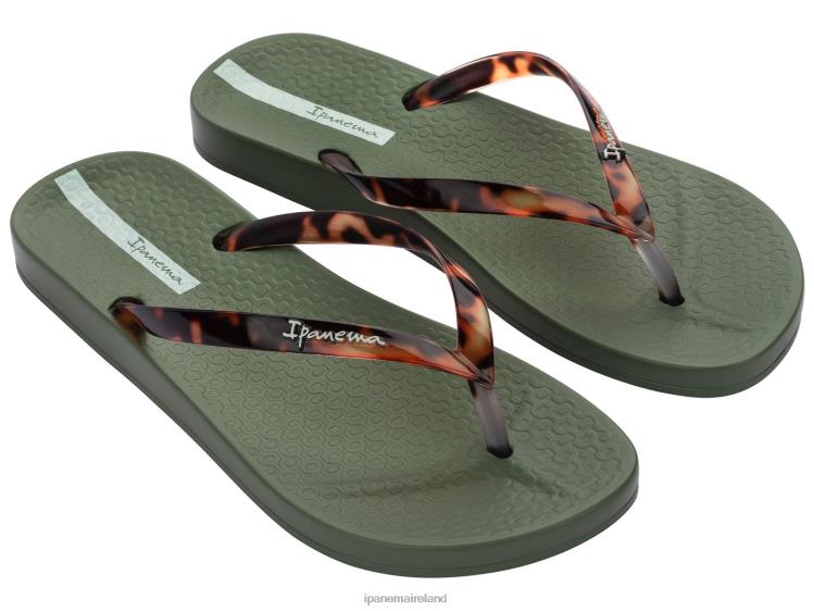 Footwear VR06T82 Women Khaki Ipanema Connect Tortoise Shell