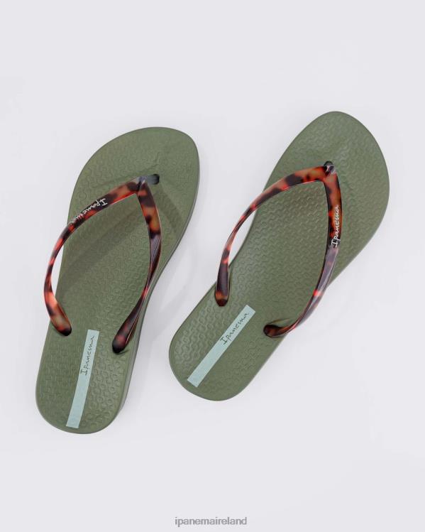 Footwear VR06T82 Women Khaki Ipanema Connect Tortoise Shell