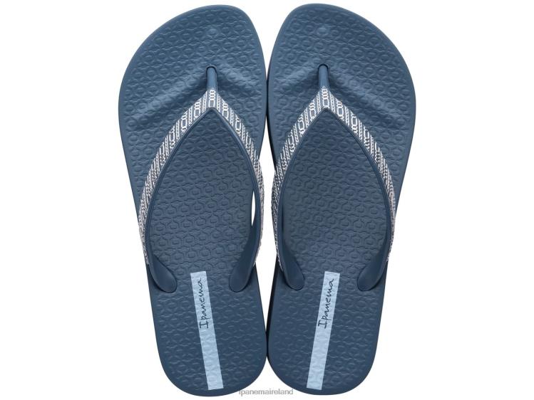 Footwear VR06T85 Women Blue Ipanema Mesh Wedge Links