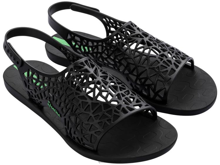 Footwear VR06T184 Women Black Ipanema Shape Sandal Web