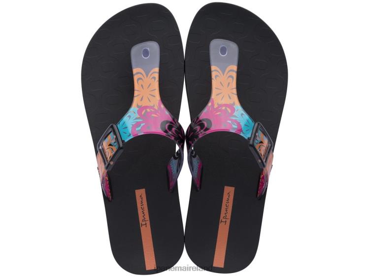Footwear VR06T154 Women Black Ipanema Urban T Slide