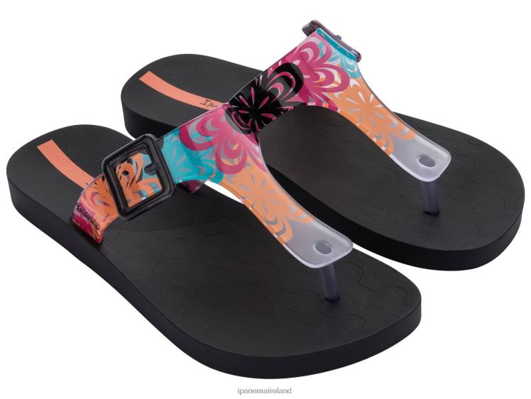 Footwear VR06T154 Women Black Ipanema Urban T Slide