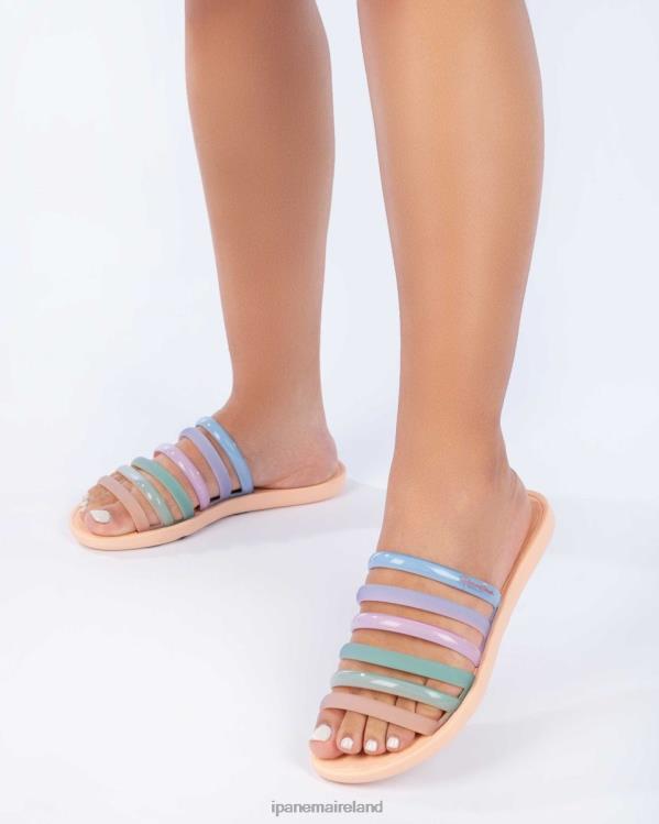 Footwear VR06T88 Women Pastal Ipanema Rainbow Slide