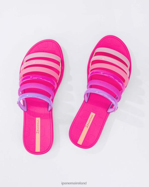 Footwear VR06T89 Women Pink Ipanema Rainbow Slide