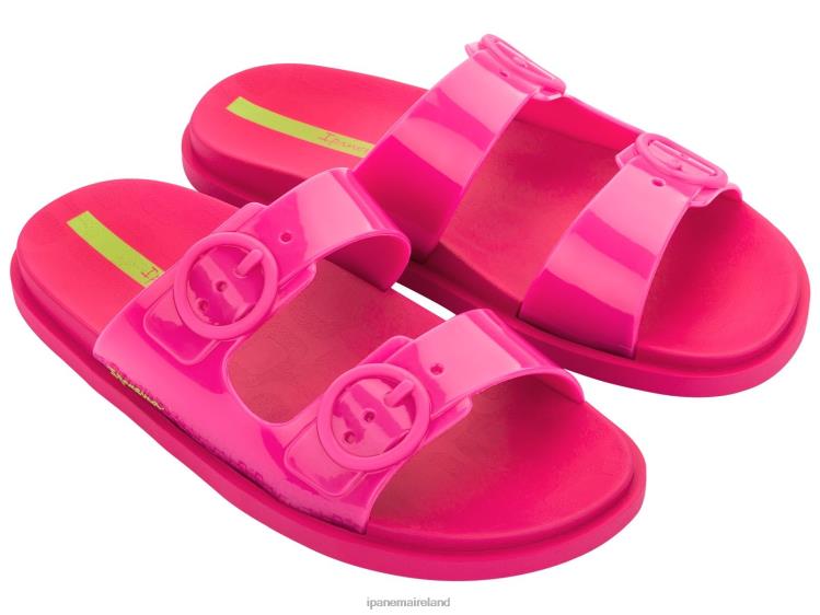 Footwear VR06T91 Women Bright Pink Ipanema Follow Slide